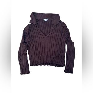 Garage cropped long sleeve